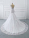 V-Neck Mermaid Lace Wedding Dresses - wedding dresses