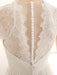 V-Neck Wedding Dress With Lace In Floor Length misshow