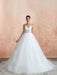 Wedding Dress 2021 Ball Gown Halter Sleeveless Floor Length Lace Tulle Bridal Gowns With Train