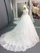 Wedding Dress 2021 Off The Shoulder ball gown short Sleeve Natural Waist Bridal Gowns with train