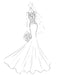 wedding dress 2021 simple mermaid bateau neck sleeveless lace appliqued traditional bridal dresses
