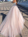 Wedding Dress Princess Silhouette Court Train Off The Shoulder Sleeveless Natural Waist Lace Tulle Bridal Gowns