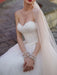 Wedding Dress Sweetheart Neck Sleeveless Floor Length Lace Bridal Gowns With Train