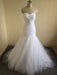 Wedding Dress Sweetheart Neck Sleeveless Natural Waist Pleated Court Train Bridal Gowns