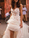 Wedding Dresses 2021 A Line Sleeveless Floor Length Beaded Sweetheart Neck Bridal Gowns