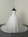 wedding dresses 2021 ball gown off the shoulder short sleeve natural waist lace applique tulle bridal dress
