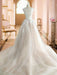 wedding dresses 2021 princess silhouette jewel neck sleeveless natural waist lace soft pink tulle bridal gowns
