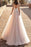 wedding dresses 2021 tulle deep v neck a line sleeveless multilayer tulle lace applique classic bridal gowns with train