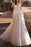 wedding dresses 2021 tulle deep v neck a line sleeveless multilayer tulle lace applique classic bridal gowns with train