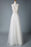 Wedding Dresses A Line V Neck Sleeveless Straps Beaded Floor Length Polka Dot Tulle Bridal Gowns