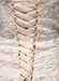 Wedding Dresses Champagne Tulle Strapless Sweatheart Lace Sash Bridal Gown