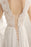 Wedding Dresses Chiffon V Neck Beach Bridal Dress Pearls Beaded Lace Ivory Bridal Gown