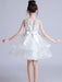 Flower Girl Dresses Jewel Neck Sleeveless Embroidered Kids Party Dresses
