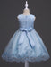 White Flower Girl Dresses Tutu Kids Dinner Party Dresses Lace Applique Pearls Tassels Princess Social Dresses