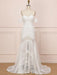 White Lace Wedding Dress Floor Length Sheath Sleeveless Lace Sweetheart Neck Bridal Dresses Train Dress