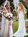 White Lace Wedding Dress Floor Length Sheath Sleeveless Lace Sweetheart Neck Bridal Dresses Train Dress