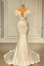 White Long Pearl Ruffle Evening Dresses Designer Floor Length Prom Dress - Prom Dresses