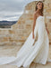 White Simple Wedding Dress Sheath Strapless Sleeveless Buttons Chapel Train Matte Satin Bridal Dresses