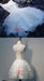 White Sleeveless Homecoming Appliqued A-line Flower Short Prom Party Dress - Prom Dresses