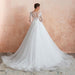 Wonderful Appliques Tulle A-line Wedding Dress - Wedding Dresses
