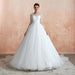 Wonderful Appliques Tulle A-line Wedding Dress - Wedding Dresses