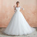 Wonderful Appliques Tulle A-line Wedding Dress - Wedding Dresses