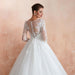 Wonderful Appliques Tulle A-line Wedding Dress - Wedding Dresses