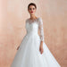 Wonderful Appliques Tulle A-line Wedding Dress - Wedding Dresses