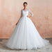 Wonderful Appliques Tulle A-line Wedding Dress - Wedding Dresses