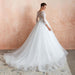 Wonderful Appliques Tulle A-line Wedding Dress - Wedding Dresses